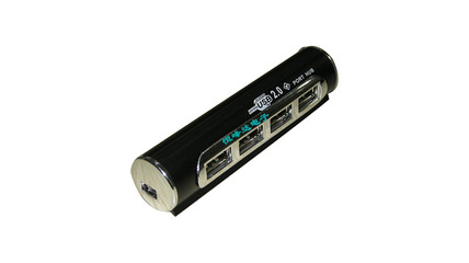 深圳市恒峰達電子科技 廠家直銷4口圓柱形HUB集線器，高效擴展您的USB接口